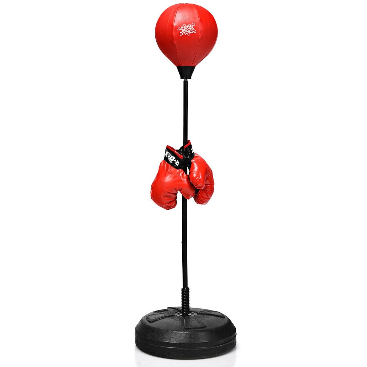 Boxing Punching Bag with Stand Adjustable Height with Gloves for Kids